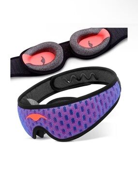 Manta Pro Sleep Mask 100% Light Blocking Breathable Eye Mask for Side Sleepers